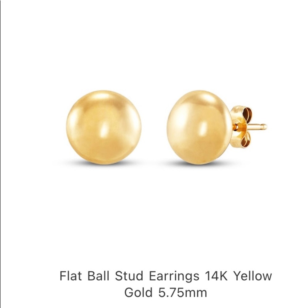 Simple Gold Earrings Kay Jewelers NEW IN BOX